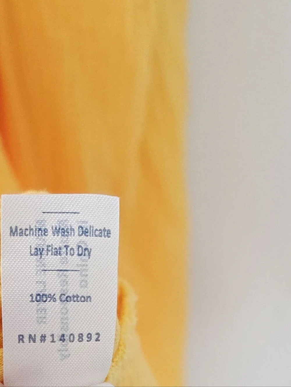 Marine Layer Valencia Wrap Midi Dress Marigold golden yellow cotton gauze Large